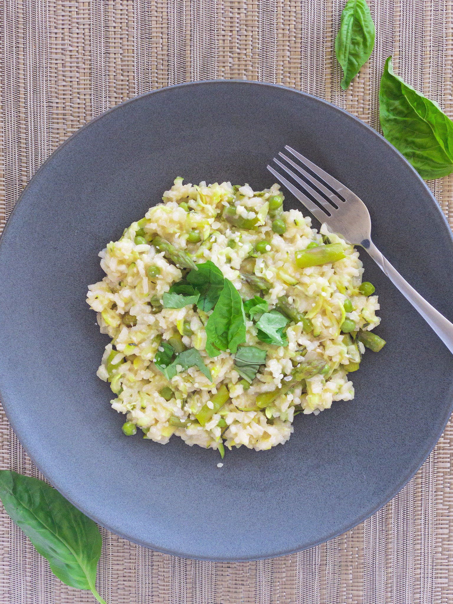 risotto with summer vegetables